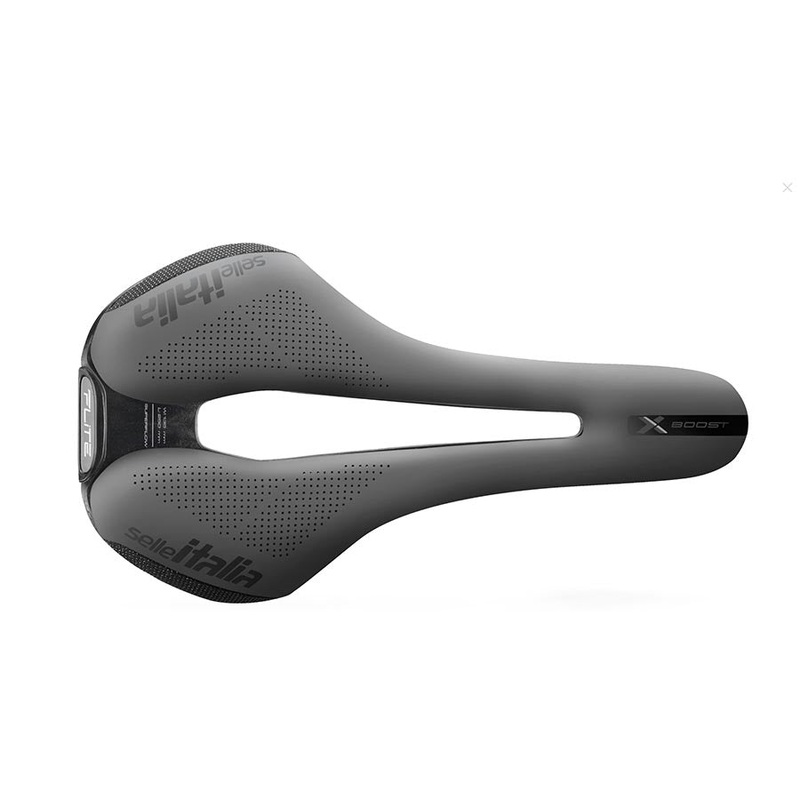 Selle Italia Flite Boost X-Cross Ti 316 Superflow L Saddle 250 x 145mm Unisex 220g Black/Grey