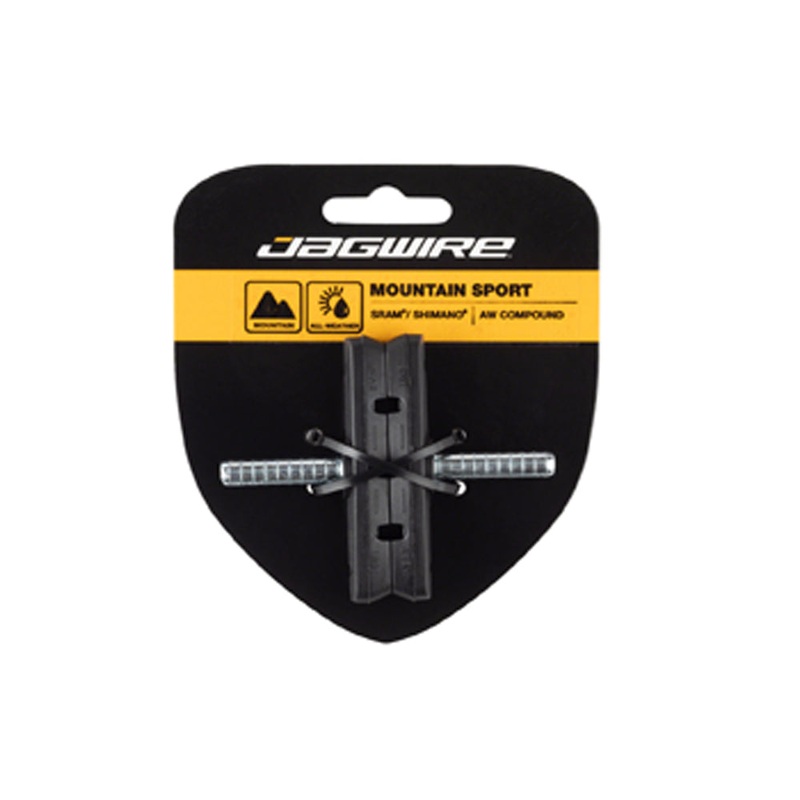 Jagwire Mountain Sport Brake Pads Smooth Post 70mm Pad, Black Black