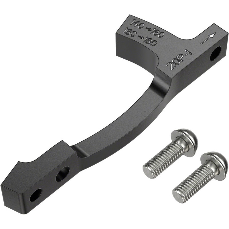 SRAM Post Bracket 20 P 1 Disc Brake Adaptor –  For 160mm and 180mm Rotors Only, Includes Bracket and Stainless Steel