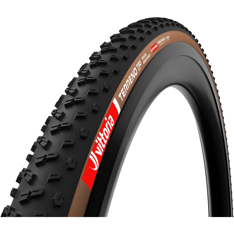 Vittoria Terreno T90 Mud Tire – 700 x 40, Tubeless, Folding, Black/Brown, Gravel Endurance, Graphene, G2.0