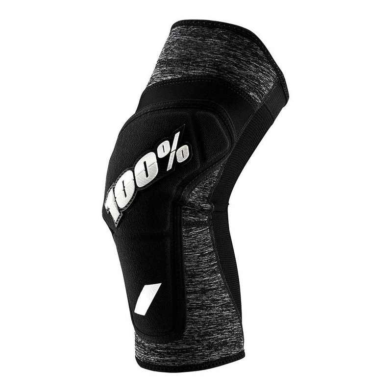 100% Ridecamp Race Knee Guards – Grey/Heather/Black