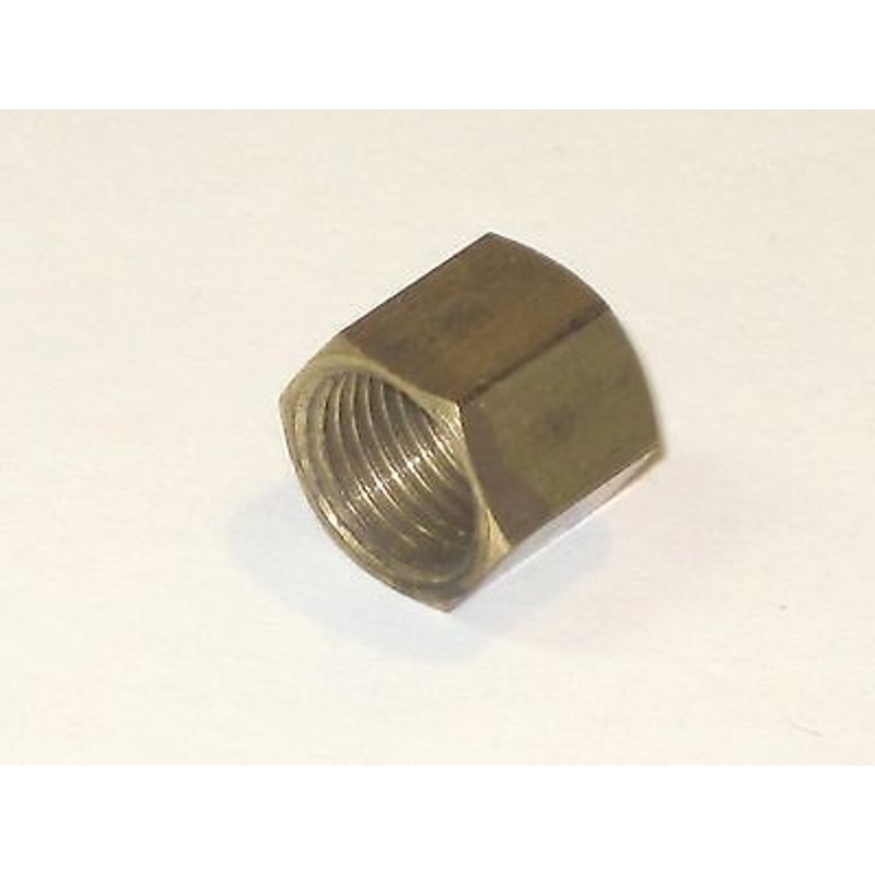 BSA rocker feed pipe nut 29-2089 UK Made Brass fitting