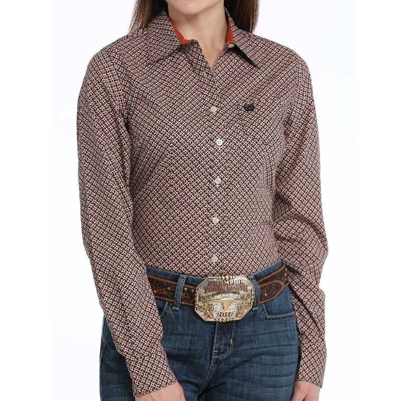 Cinch Women’s Geo Print Shirt