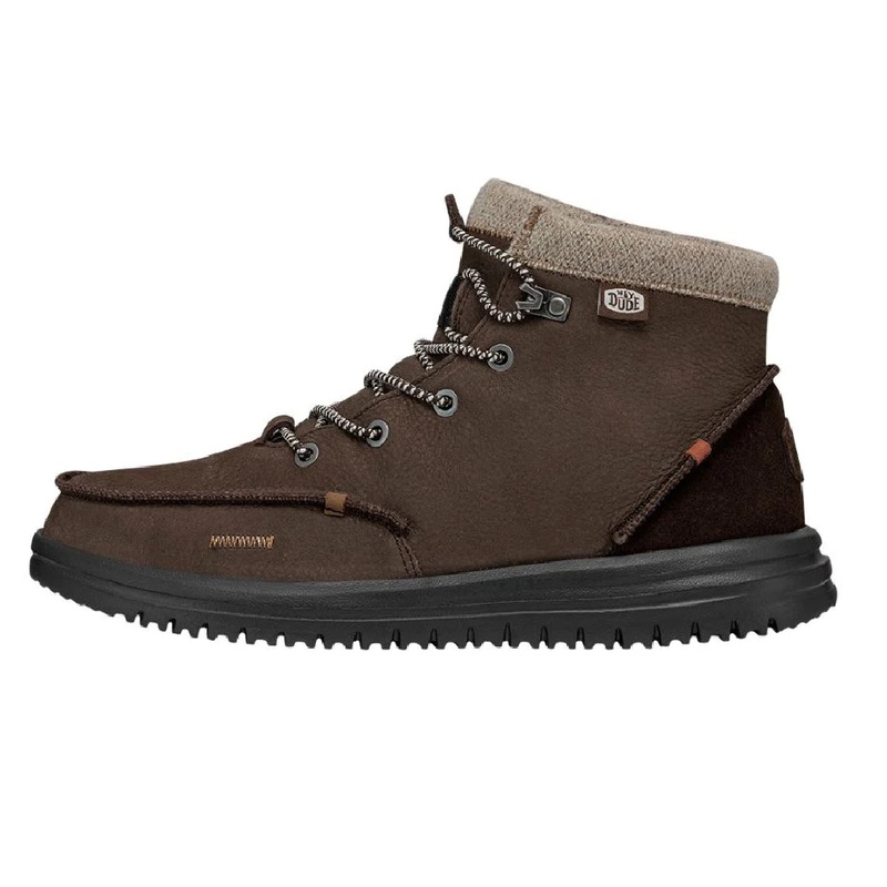 Hey Dude Bradley Boot Leather – Brown