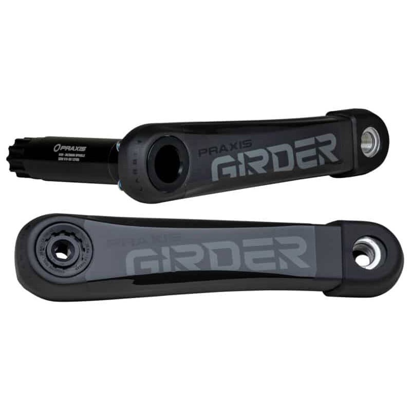 Praxis Girder G2 Carbon Crankset – 68-73mm and BB86-92 – M30 – SRAM Direct Mount – 165mm – Black