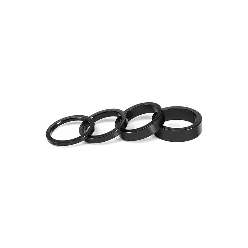Salt Headset Spacer Headset Spacer 1-1/8” Height: 3mm/5mm/8mm/10mm 6061-T6 Aluminum Black