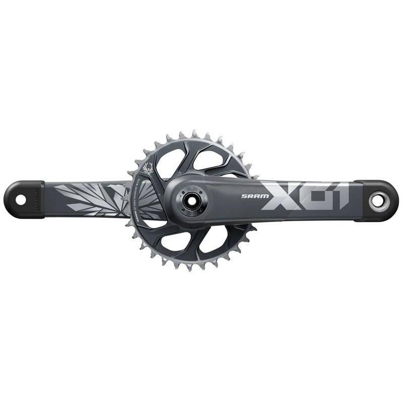 SRAM X01 Eagle 55CL Crankset – 175mm, 12-Speed, 32t, Direct Mount, DUB Spindle Interface, Lunar/Polar, 55mm Chainline,