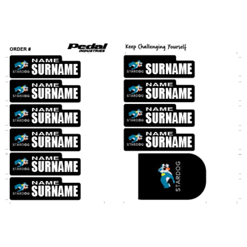 Stardog Racing 2022 ID Sticker Bikes & Gear