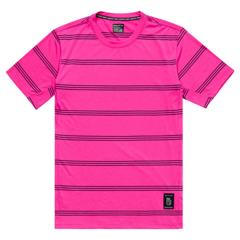 TLD Skyline Short Sleeve Ride Tee – S – Washed Out Party Pink
