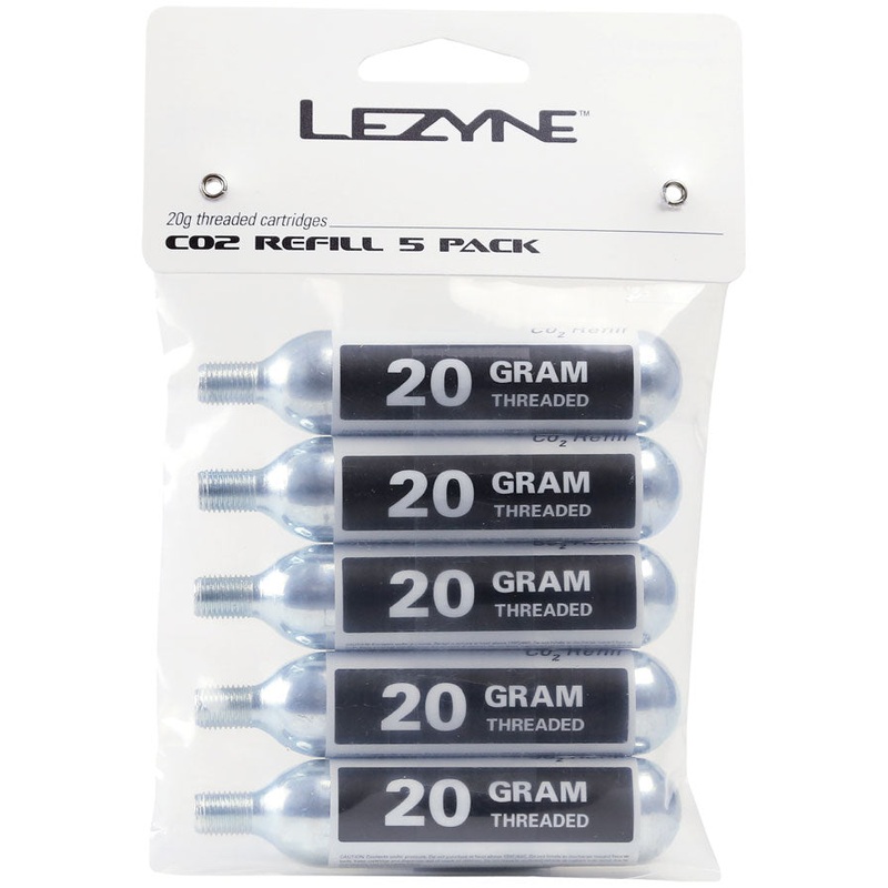 Lezyne 20g CO2 Cartridge Pack of 5
