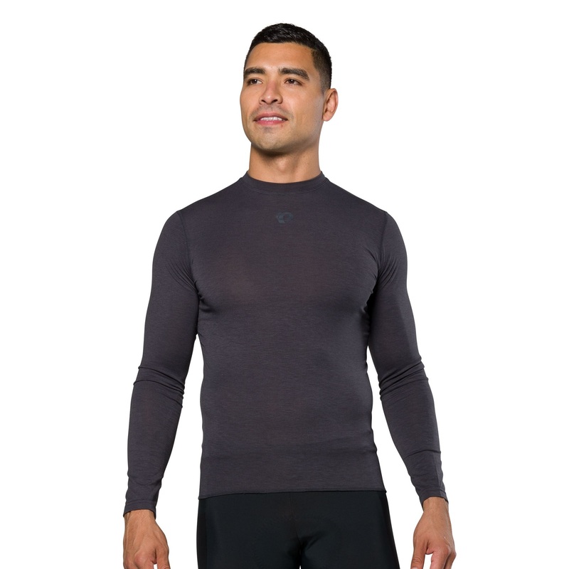 Men’s Transfer Wool Long Sleeve Baselayer Phantom