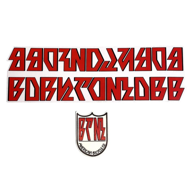 S&M BTM Frame Decal Sticker Set