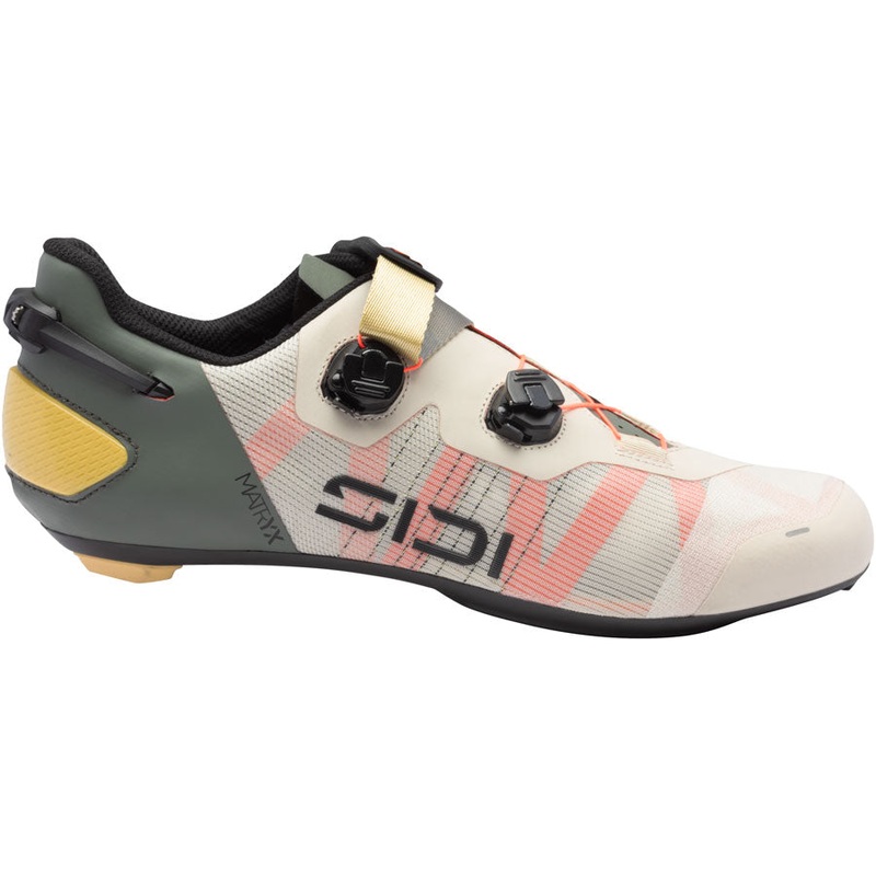 Sidi Wire 3 Road Shoes – Mens Sand Coral Fluo 41