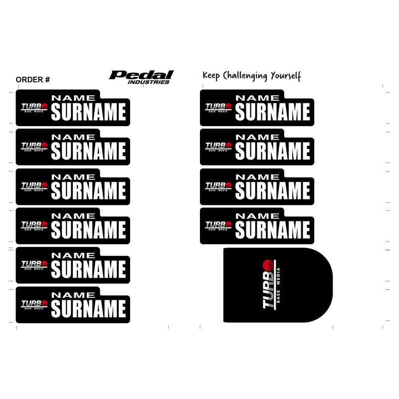 Turbo Base Media 2025 ID Sticker Bikes & Gear