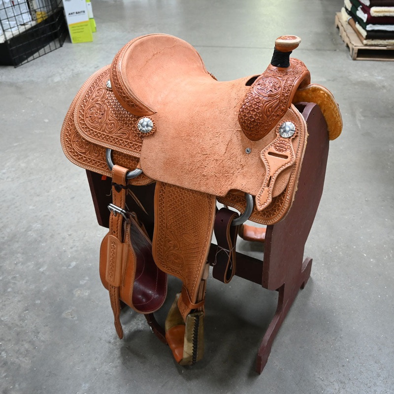 14.5″ TESKEY’S CALF ROPING SADDLE