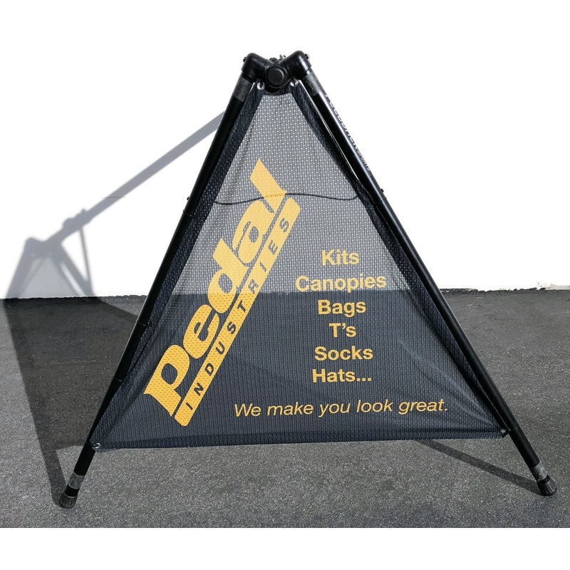 Bike Rack Banners (Set of 2 Mesh Banners)