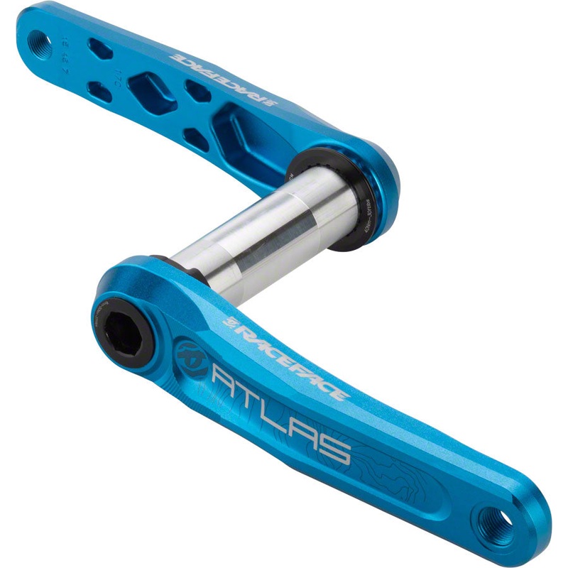 RaceFace Atlas Crankset – 175mm, Direct Mount, RaceFace CINCH Spindle Interface, Blue