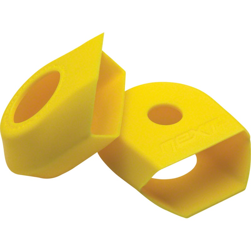 RaceFace Crank Boots: For Next SL G4 Cranks 2-Pack Yellow