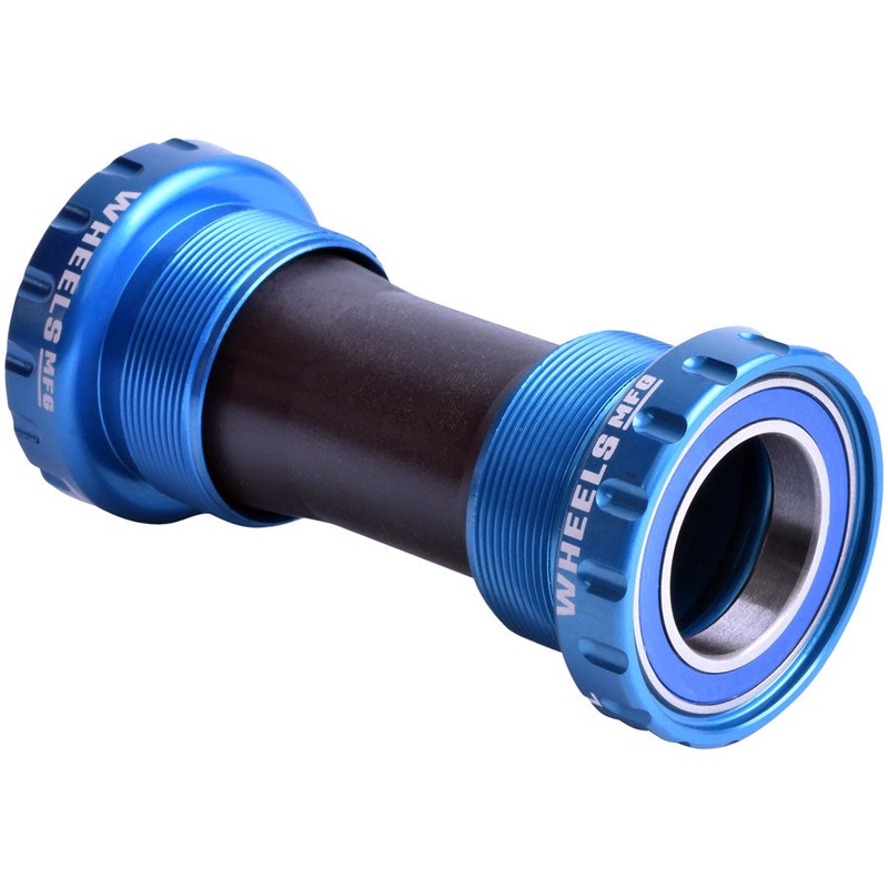 Wheels Manufacturing BSA Bottom Bracket – Shimano Hollowtech II Spindle ABEC 3 Teal
