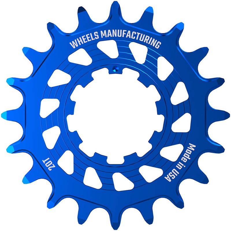 Wheels Manufacturing SOLO HG Cog – 20t Fits SOLO-HG Kits Blue