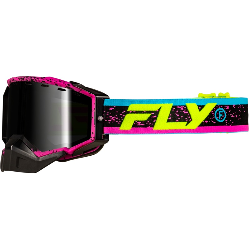 Zone Snow Goggle Pink/Blk W/Pink Mirror/Rose Lens