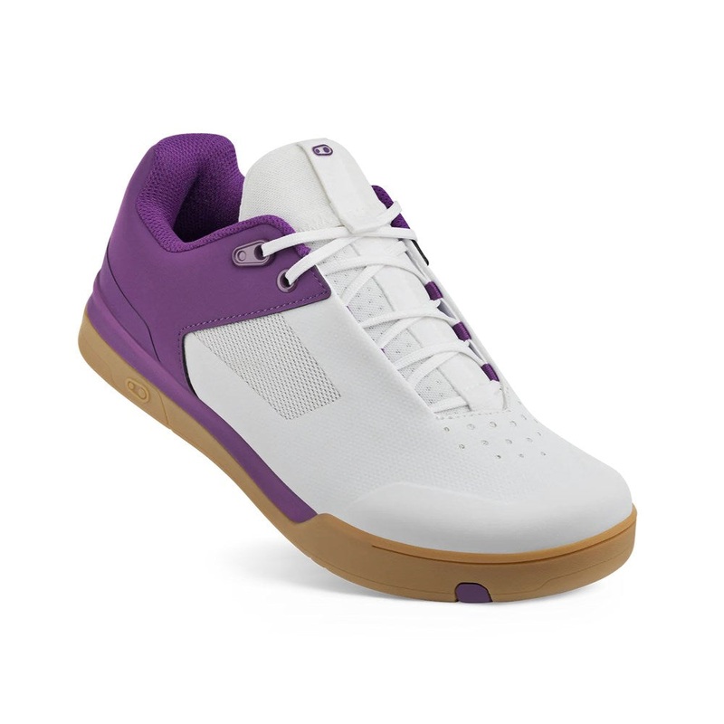 Crank Brothers Mallet Lace Limited Edition Bernard Kerr Clipless Shoes – US 12.5 – White – Purple