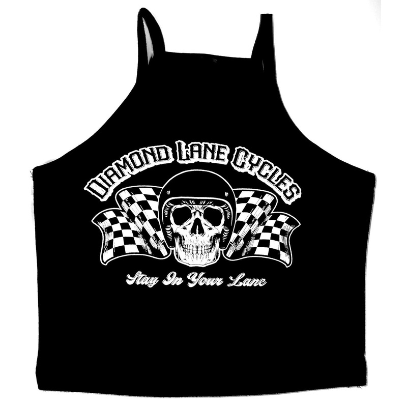 Diamond Lane Cycles Stay in Your Lane Ladies Tank