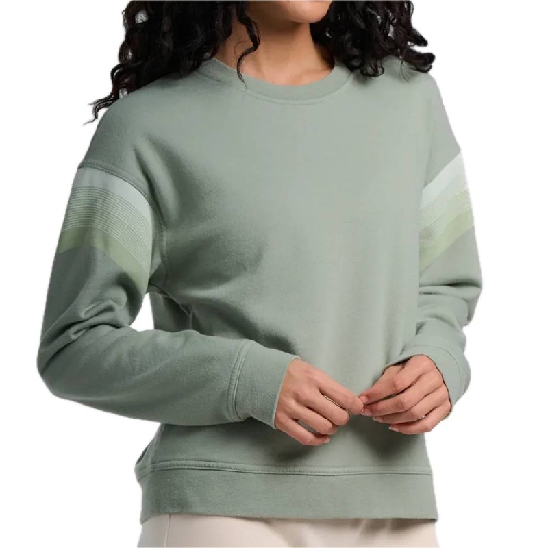 Free Fly Women’s Gradient Sleeve Fleece Sweater – Sagebrush