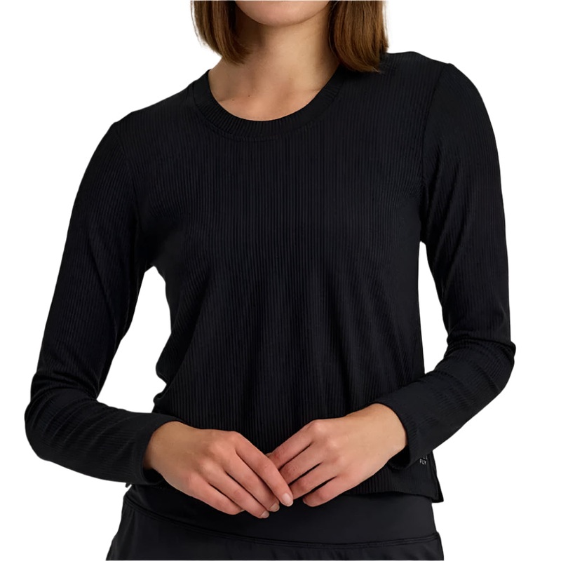 Free Fly Women’s Ribbed Bamboo Top – Black