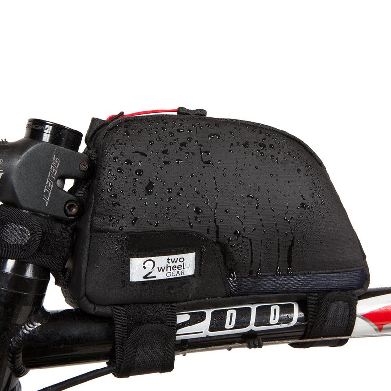 Commute Top Tube Bag (1L) RIPSTOP Black Ripstop Recycled