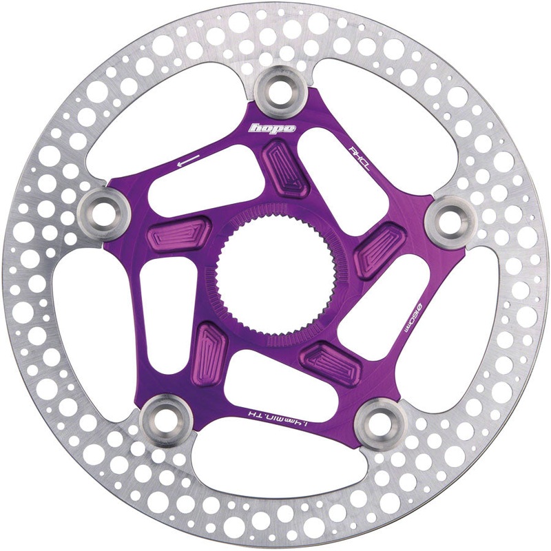 Hope RX Disc Rotor – 160mm Center-Lock Purple