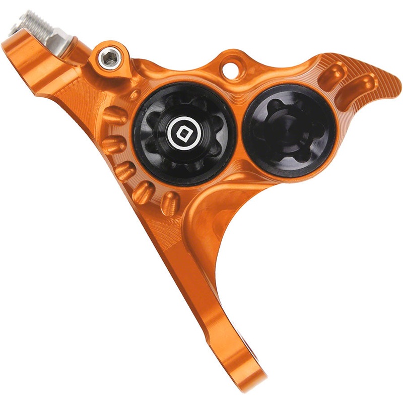 Hope RX4+ Disc Brake Caliper – Flat Mount Front +20mm DOT Type Orange
