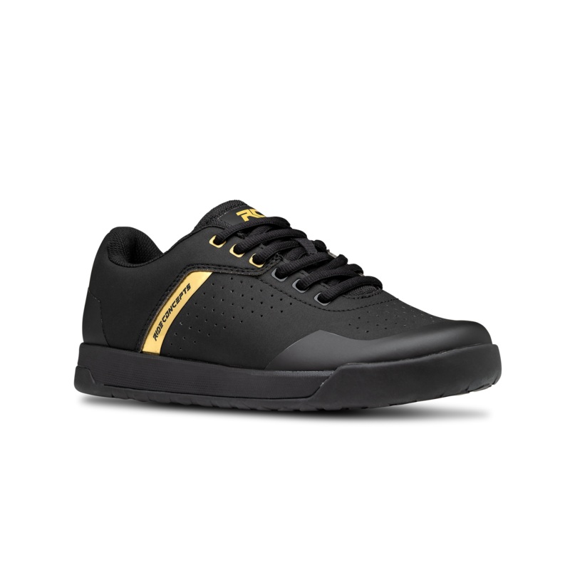 Ride Concepts Hellion Elite Women’s Flat Shoes – Women’s US 10.0 – Black – Gold