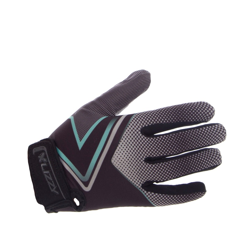 Rosey – Girls Long Finger Glove Black/Mint