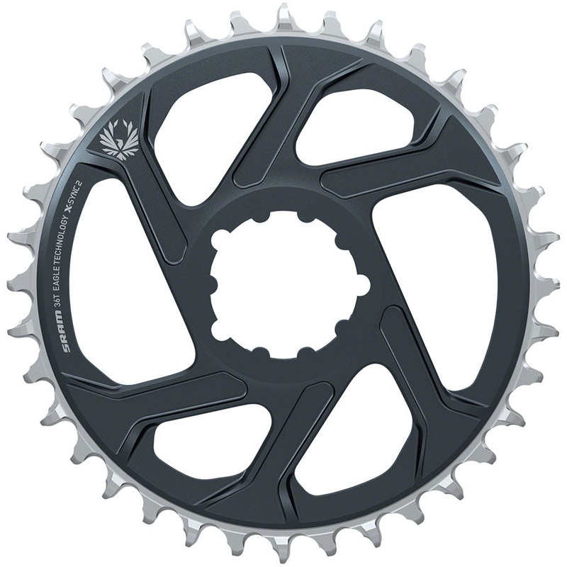 SRAM Eagle X-SYNC 2 Direct Mount Chainring – 36t, Direct Mount, 3mm Offset, For Boost, Lunar/Polar Grey