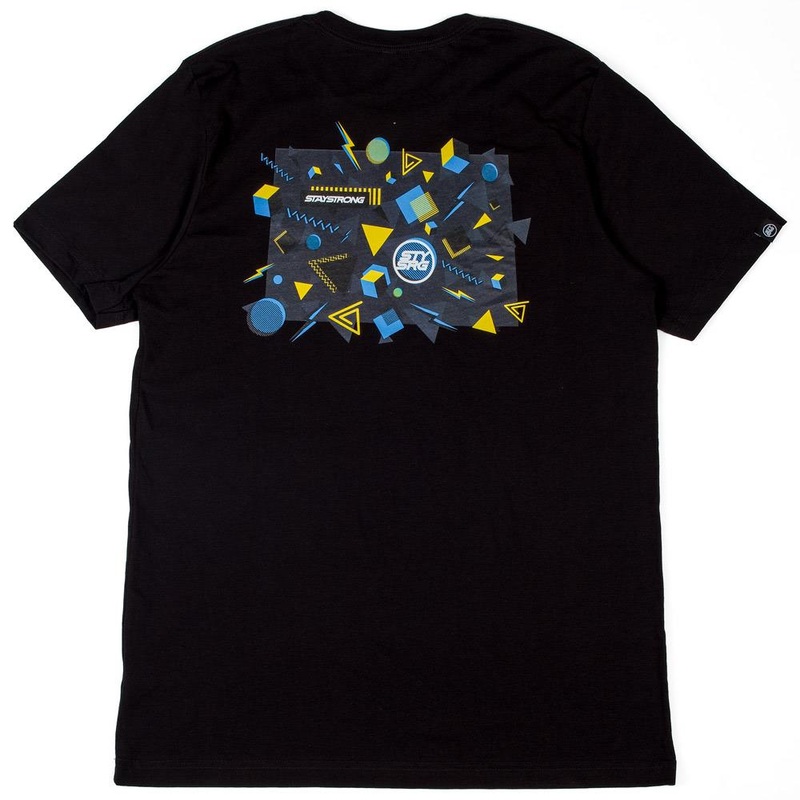 Stay Strong Block T-Shirt – Black