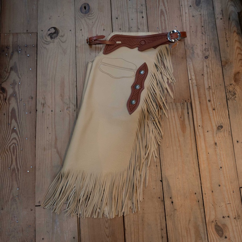 Teskeys Medium Smooth Leather Chinks