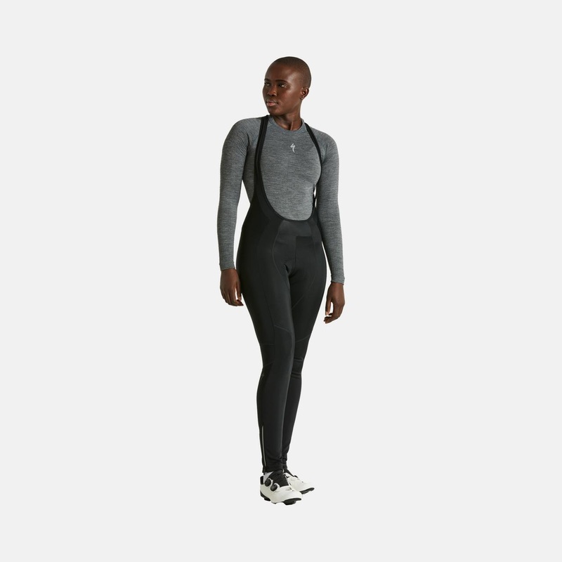 Women’s SL Expert Soft Shell Bib Tight Black