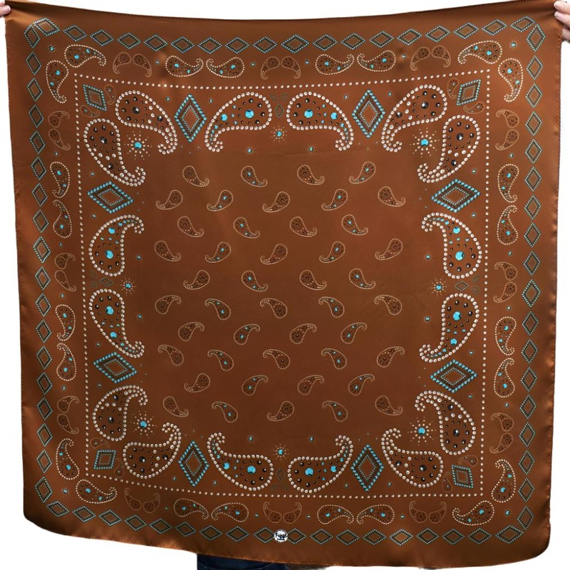 Fringe Scarves “Pretty Paisley” Long Wild Rag