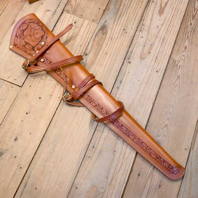 Jeff Morrow Custom Tooled Rifle Case