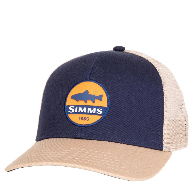 Simms Trout Patch Trucker Cap – Navy