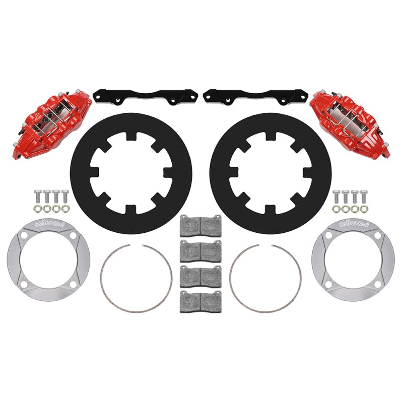 Wilwood 2014+ Polaris RZR XP 1000 Front Kit 11.25in – Red