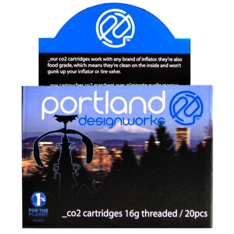 CO2 Cartridge 16g Threaded, Box of 20
