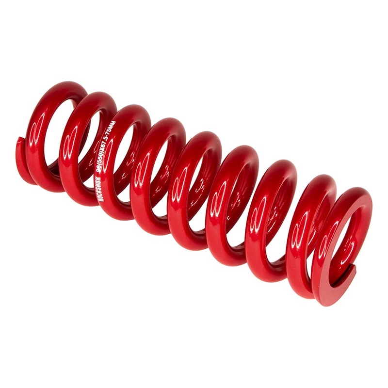 RockShox Metric Coil Spring – 134mm Length 47.5 – 55mm Travel 450 lb Electric Red