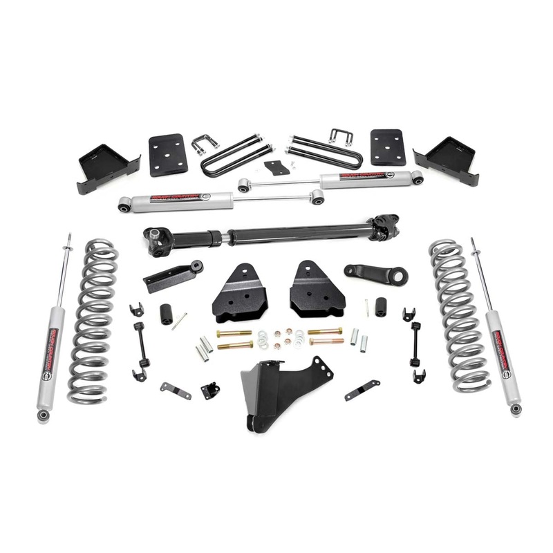 Rough Country | 6 Inch Lift Kit | Diesel | No OVLD | D/S | Ford F-250/F-350 Super Duty (17-22) | 50421