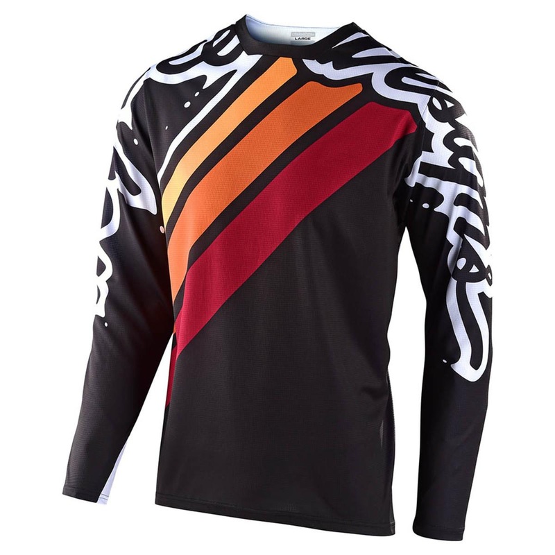 Troy Lee Sprint Seca 2.0 Race Jersey – Black/Burgundy