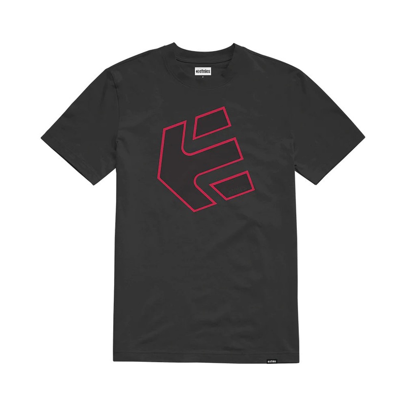 Etnies Crank Tee – S – Black – Red