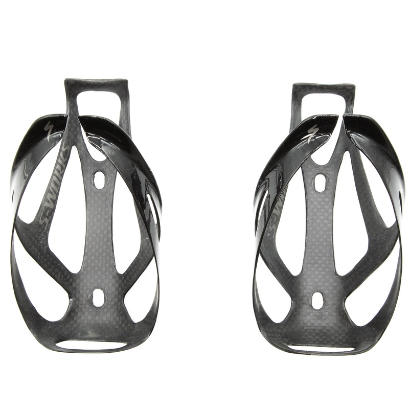Specialized S-Works Carbon Rib Bottle Cages III Carbon/Gloss Black Pair 48g