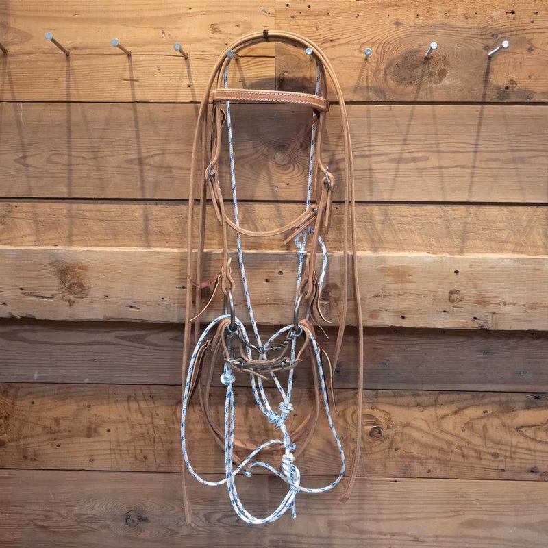 CHS DL Twisted Snaffle Bridle Rig w/German Martingale
