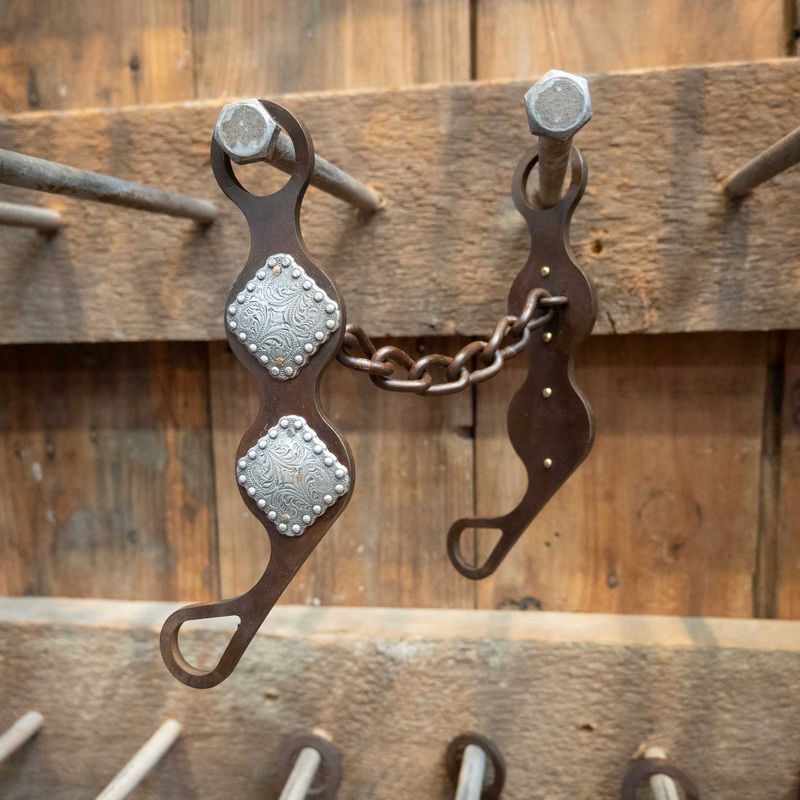 Dale Myres Square Concho Chain Bit